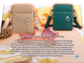 Solid Color Crossbody Mobile Phone Bag